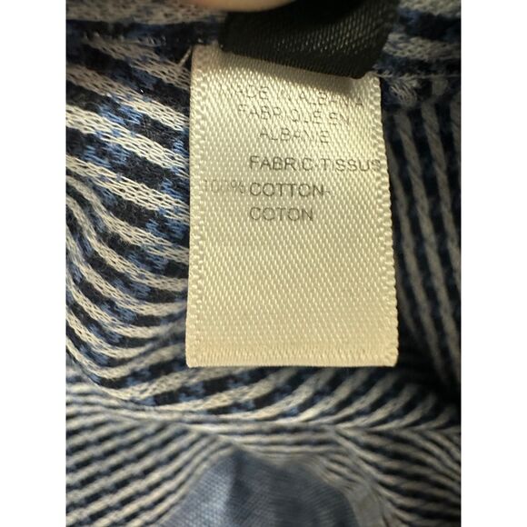 Emporio Armani Blue Black White Check Plaid Long Sleeve Button Shirt 40 15.5 - Picture 2 of 6